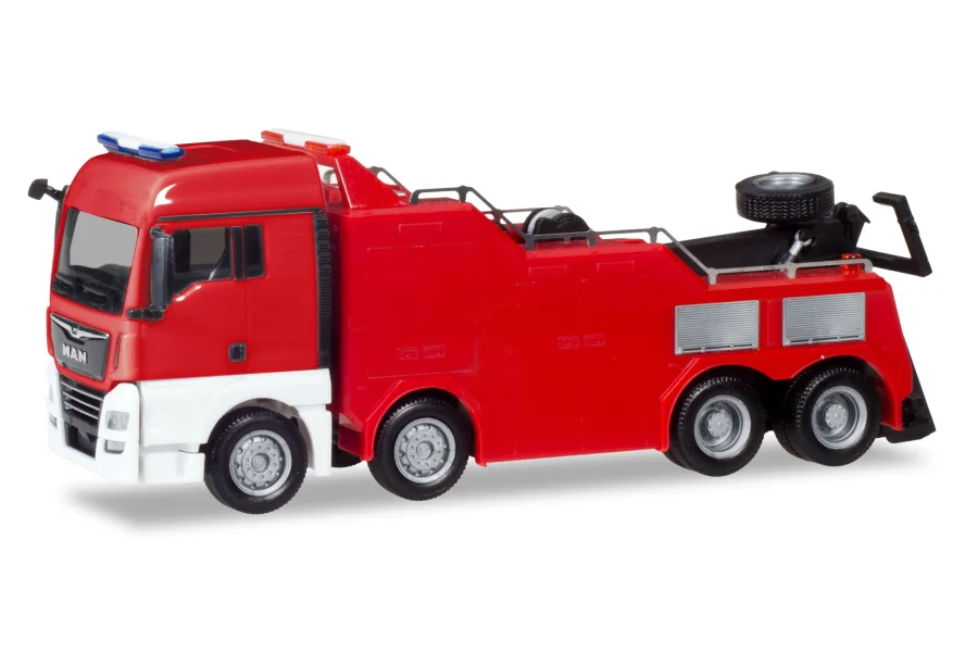 Herpa MiniKit: MAN TGX XLX Empl Bergefahrzeug, rot