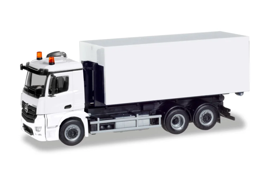Herpa MiniKit: Mercedes-Benz Antos Wechsellader-LKW, weiß