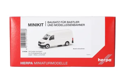 Herpa 014038: MiKi VW Crafter, Kasten Transporter