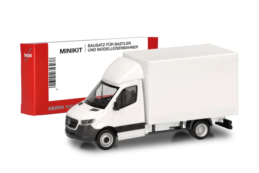Herpa MiniKit: MB Sprinter '18 Transporter mit Koffer