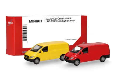 Herpa 014243-002: H0 PKW MiniKit Mercedes Vito Kasten 2002