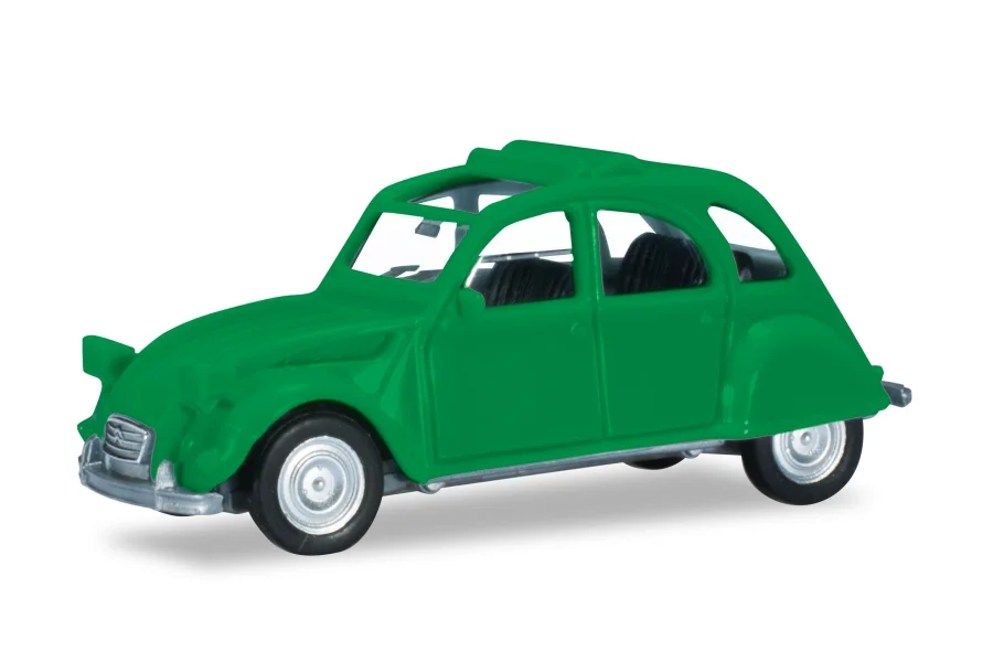 Citroen 2CV offen, grün