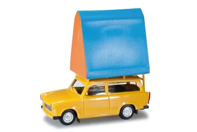 Herpa 024167: Trabant 601 S Universal mit Dachzelt