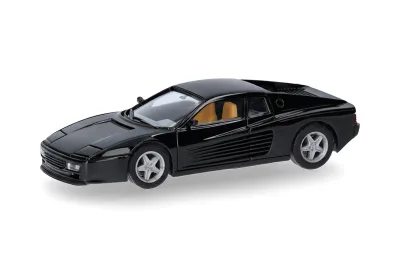 Herpa 025454-002: Ferrari 512 TR (Motorabdeckung zum Öffnen), nero