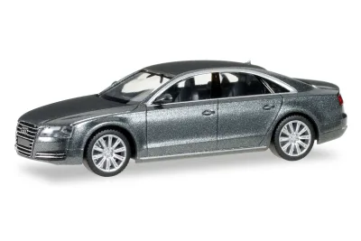 Herpa 034302-002: Audi A8 2010 Limousine "daytonagrau"