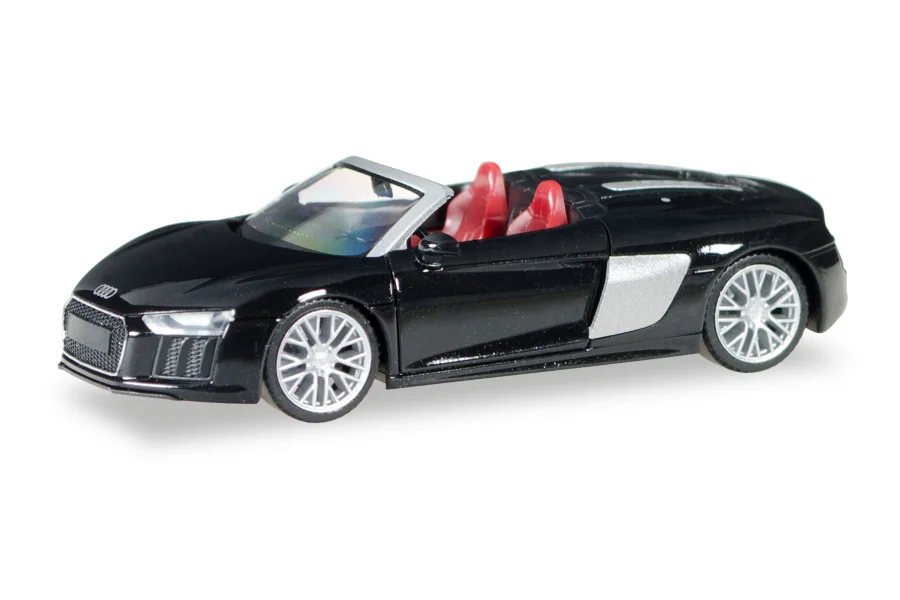Audi R8 Spyder, mythosschwarz