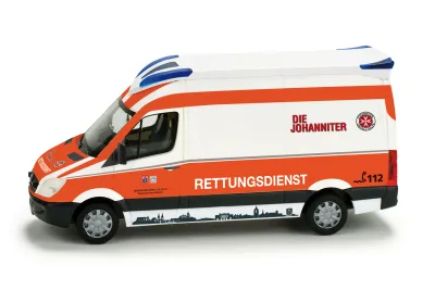 Herpa 049122: MB Sprinter RTW Delfis "Johanniter Giessen"