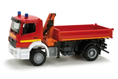 Herpa 049252: MB Axor ´10 Allradkipper mit Ladekran