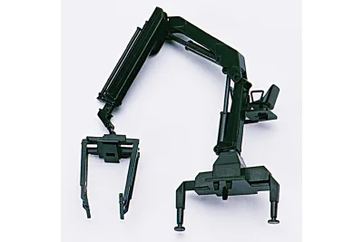 Herpa 051507: Grúa de carga trasera con horquilla de palés (Hiab)