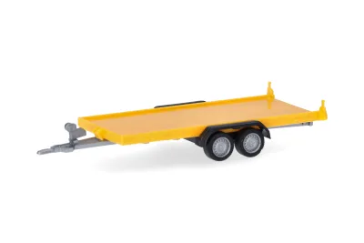 Herpa 052450-003: Remolque de transporte para coche, 2 ejes