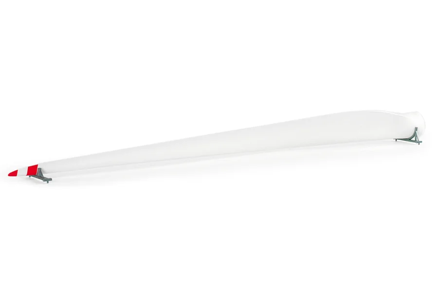 Windradflügel mit Halterung