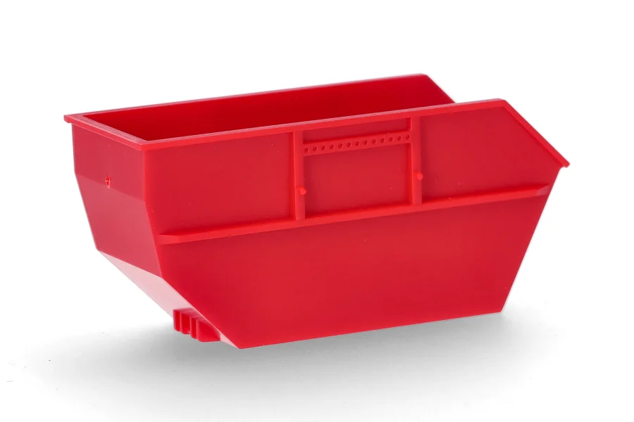 Accessorio: cassone scarrabile 15m³ per AK16, rosso (2 pezzi)