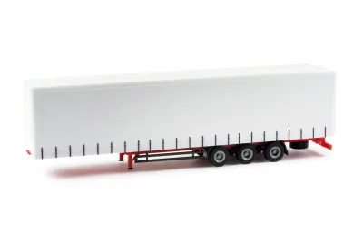 Herpa 075664: Lowliner Gardinenplanenauflieger