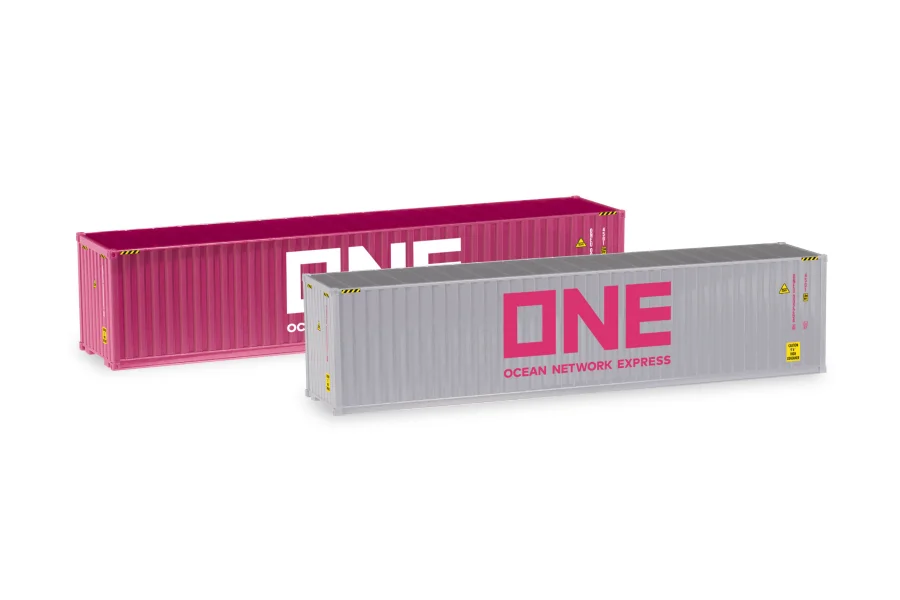 Set di container 2x40ft. "ONE/ONE
