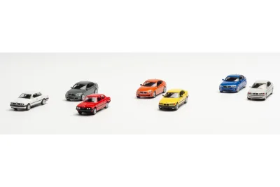 Herpa 076760: BMW 3er Modelle Set