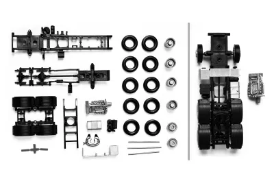 Herpa 083546: Шасси седельного тягача Mercedes-Benz