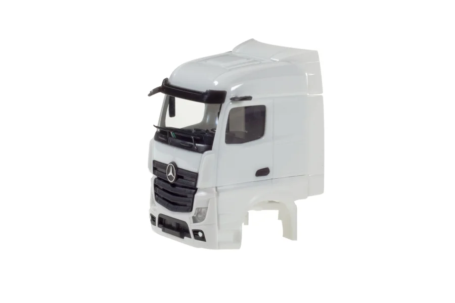 Teileservice: Mercedes-Benz Actros Streamspace 2.5 '18 mit Windleitblech, Grill separat. Inhalt: 2 Stück