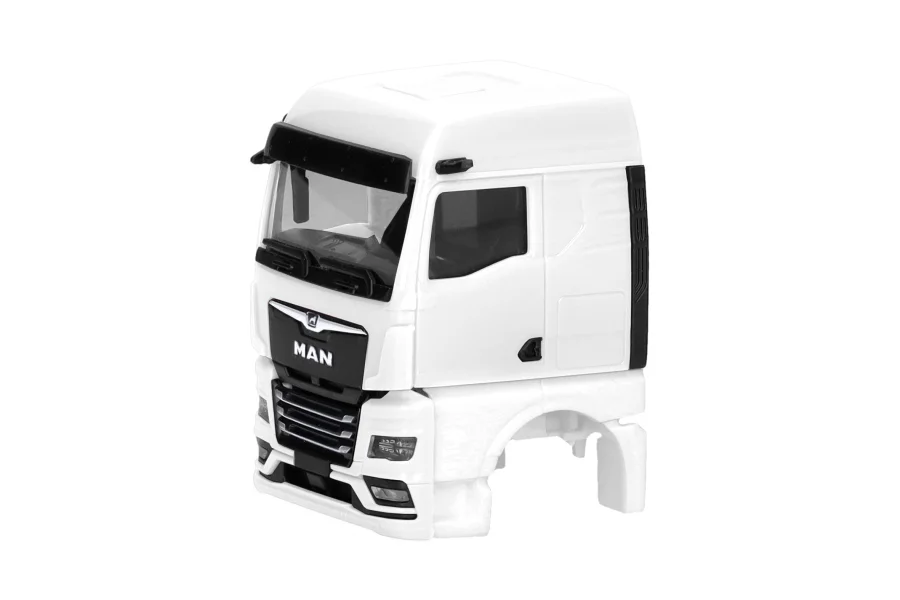 Servizio ricambi: cabina MAN TGX GM senza deflettori aerodinamici con telecamera specchio, bianco (2 pezzi)