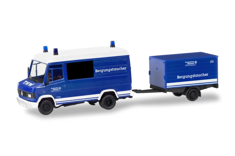 MB T2 mit Kofferanhänger THW Bergungstaucher