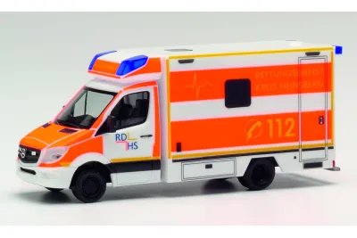 Herpa 094962: Mercedes-Benz Sprinter `13 Fahrtec RTW "Rettungsdienst Kreis Heinsberg"