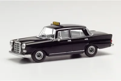 Herpa 095686: Mercedes-Benz 200 Heckﬂosse "Taxi" schwarz