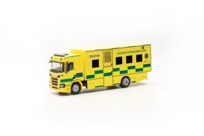 Herpa 097512: Scania CR 20 Niedrigdach Koffer-LKW