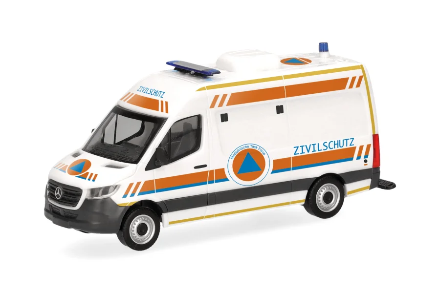 Mercedes-Benz Sprinter 18 Halbbus Hochdach Krankentransportwagen Typ B ZS "MTF Zivilschutz"
