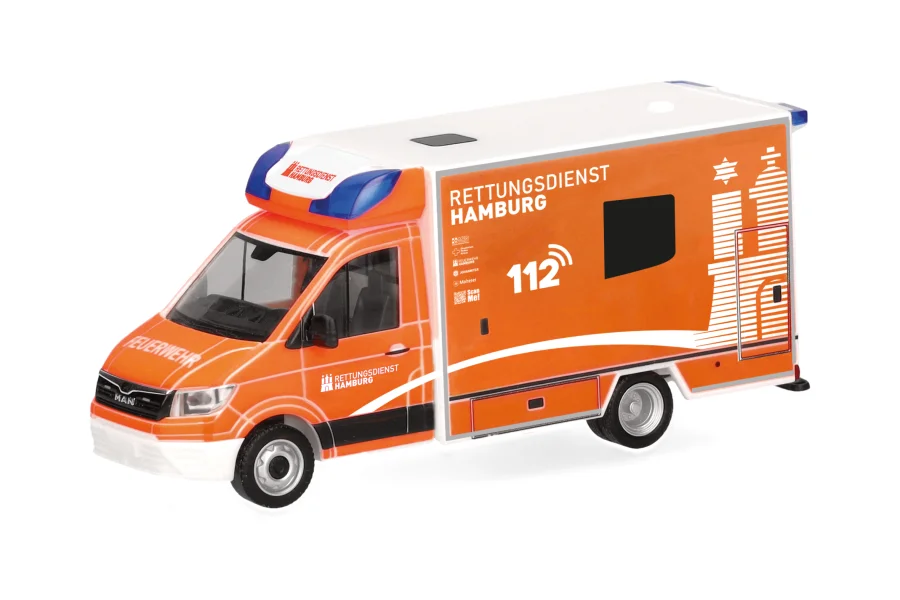 MAN TGE Fahrtec RTW "Feuerwehr Hamburg"