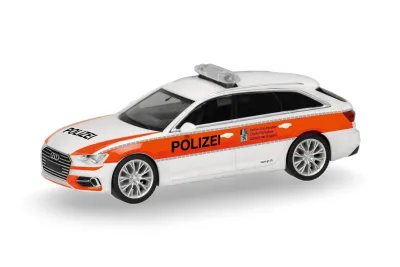 Herpa 099370: Audi A6 Avant "Polizei Graubünden"