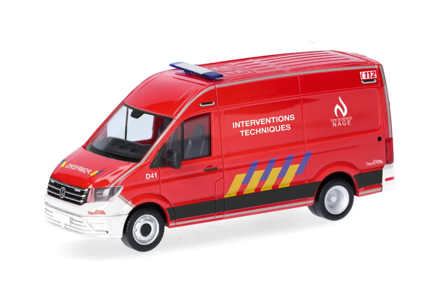 Volkswagen (VW) Crafter Kasten Hochdach "Interventionsteam Technik Feuerwehr", Belgien