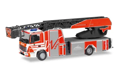Herpa 099479: Mercedes-Benz Atego '13 DLK Drehleiter "Feuerwehr Wiesbaden"
