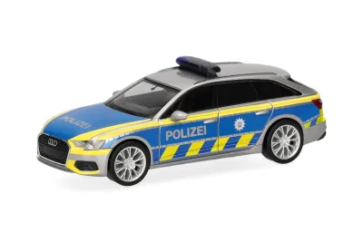 Herpa 099547: H0 PKW Audi A6 Avant Polizei Thüringen
