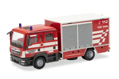 Herpa 099592: H0 LKW MAN TGL Euro6 GW-SAN Feuerwehr Bremen