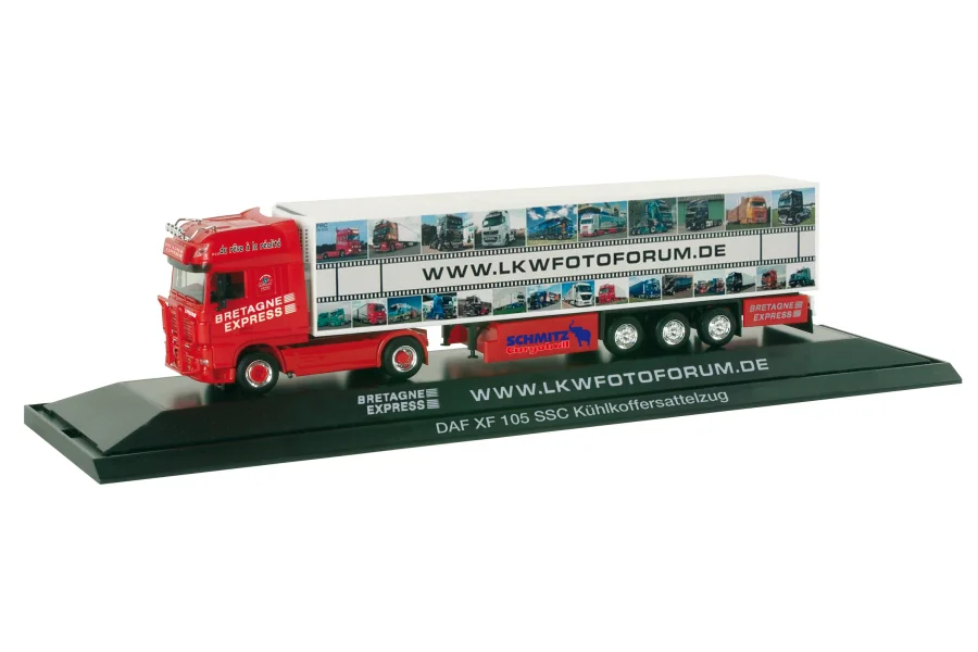 DAF XF 105 SSC Kühlkoffer-Sattelzug