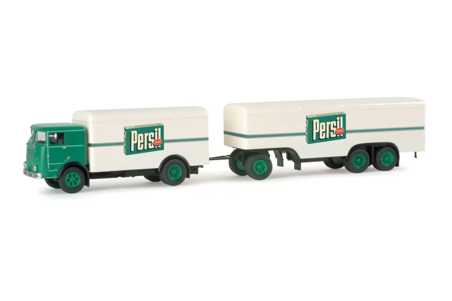 Büssing LU 11/16 Koffer-Hängerzug "Persil"