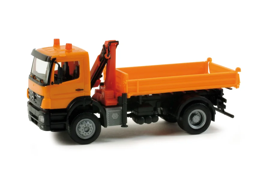 MB Axor Allrad-Kipper mit Ladekran "Kommunal"