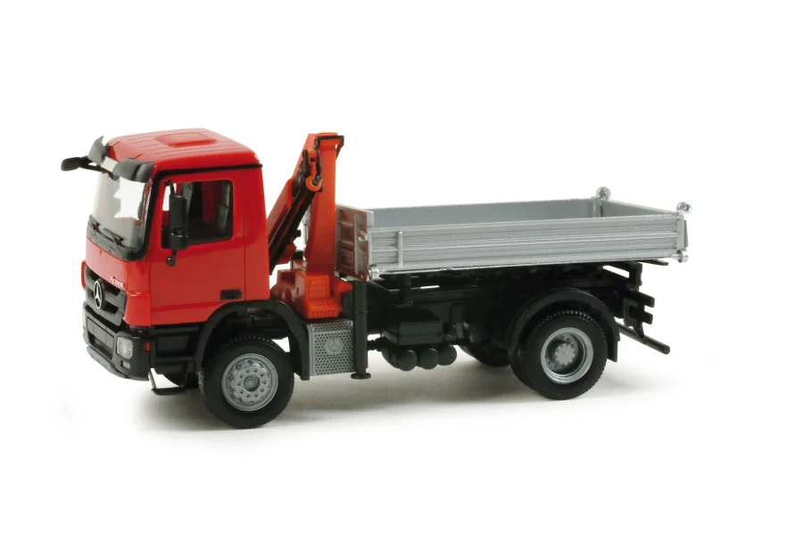 MB Actros S Allrad-Kipper mit Ladekran 2-achs