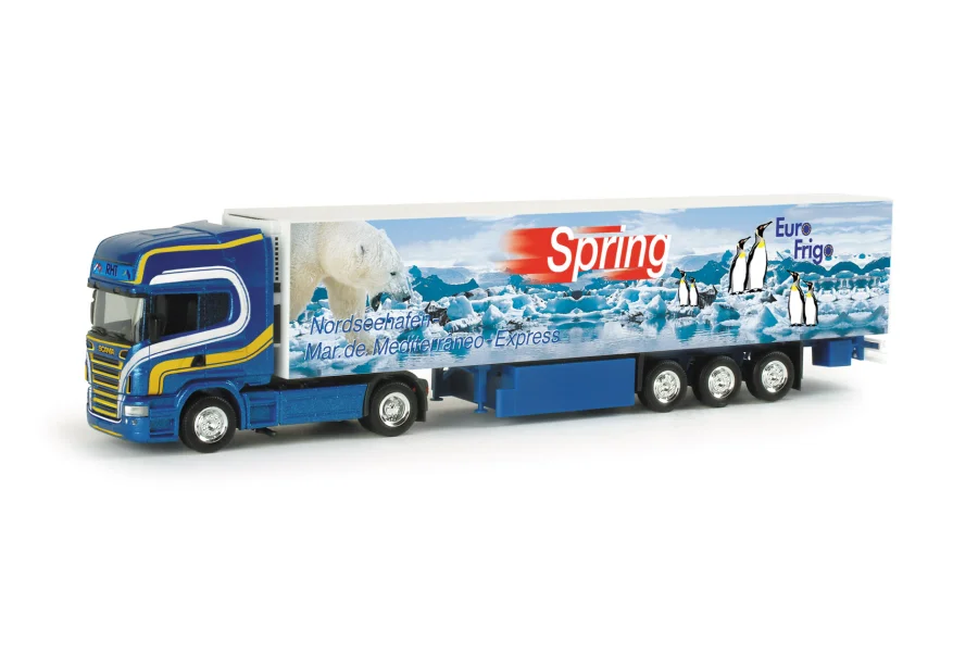 Scania R TL Kühlkoffer-Sattelzug "Spring"