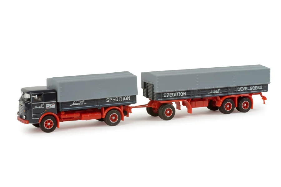 Büssing LU 11/16 Planen-Hängerzug