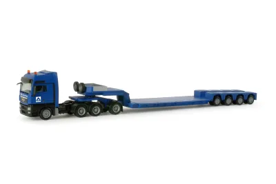 Herpa 156042: MAN TGX XXL 3-achs Tieflade-Sattelzug Pendel-X