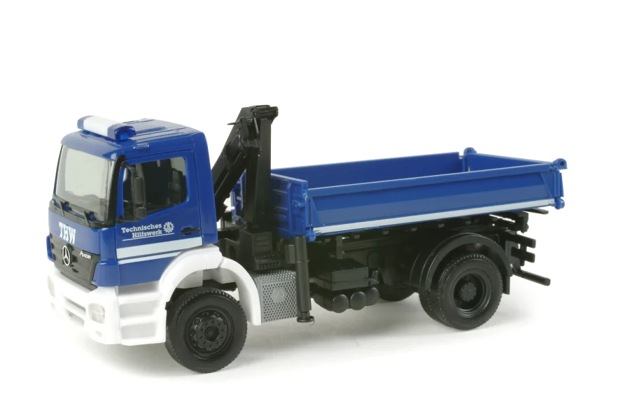 MB Axor Allradkipper mit Palfinger Ladekran "THW"