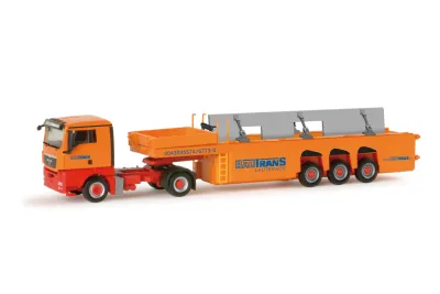 Herpa 156240: MAN TGX XL Betonteile-Transporter "Bautrans"