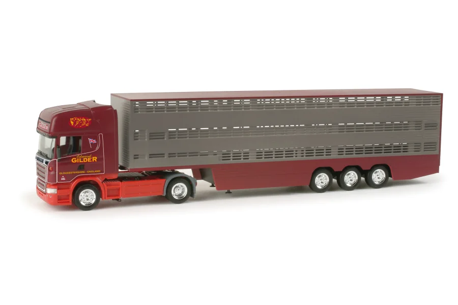 Scania R TL Viehtransporter-Sattelzug "Edward Gilder"