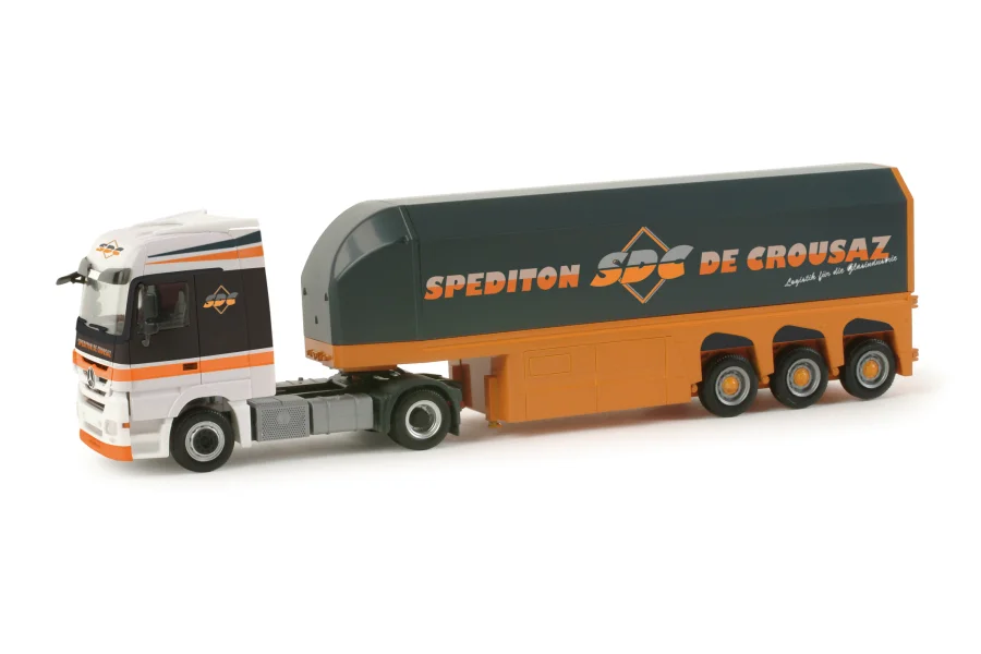 MBenz Actros LH návěs pro přepravu skla