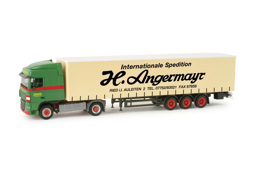 DAF XF 105 SC Gardinenplanen-Sattelzug "Angermayr"