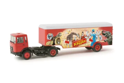 Herpa 156523: MAN F8 Koffer-Sattelzug "Circus Krone"
