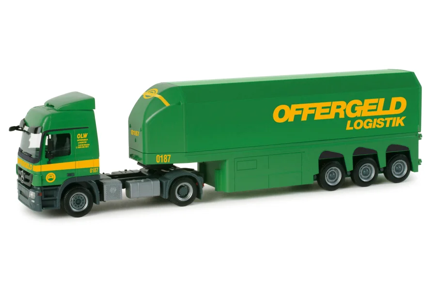 MB Actros L Glastransporter-Sattelzug "Offergeld"