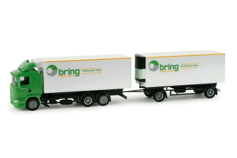 Scania R TL Kühlkoffer-Hängerzug "Bring Frigoscandia"