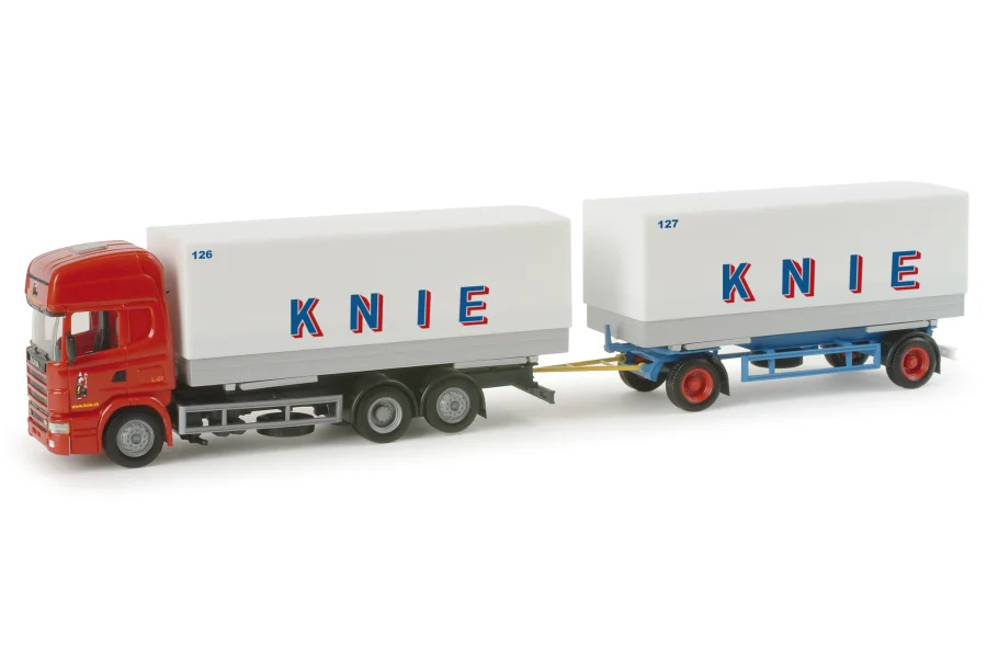 Scania R TL Wechselpritschen-Hängerzug