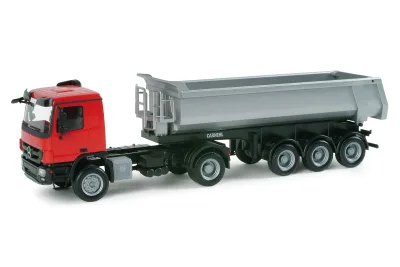 Herpa 156981: Mercedes-Benz Actros M 4x4 Rundmulden-Sattelzug